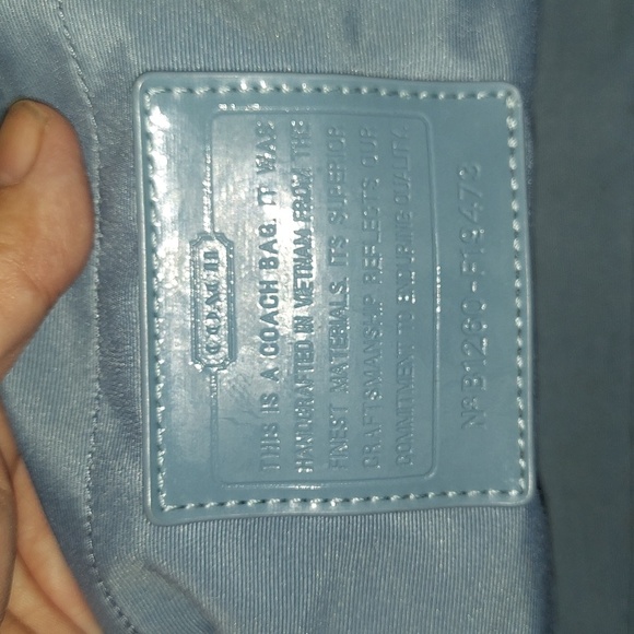 COACH Diaper Bag/Handbag Tote w/ Matching Coach SLG Items as a "Set" - Picture 8 of 16